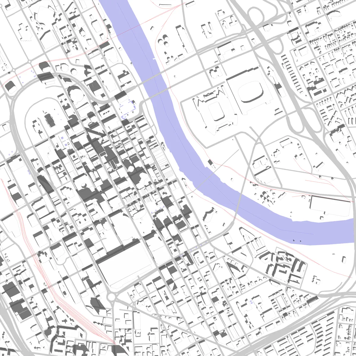 Nashville site plan (2.5 km)