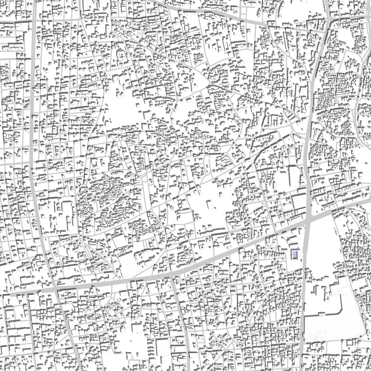 Nasser City site plan (2.5 km)