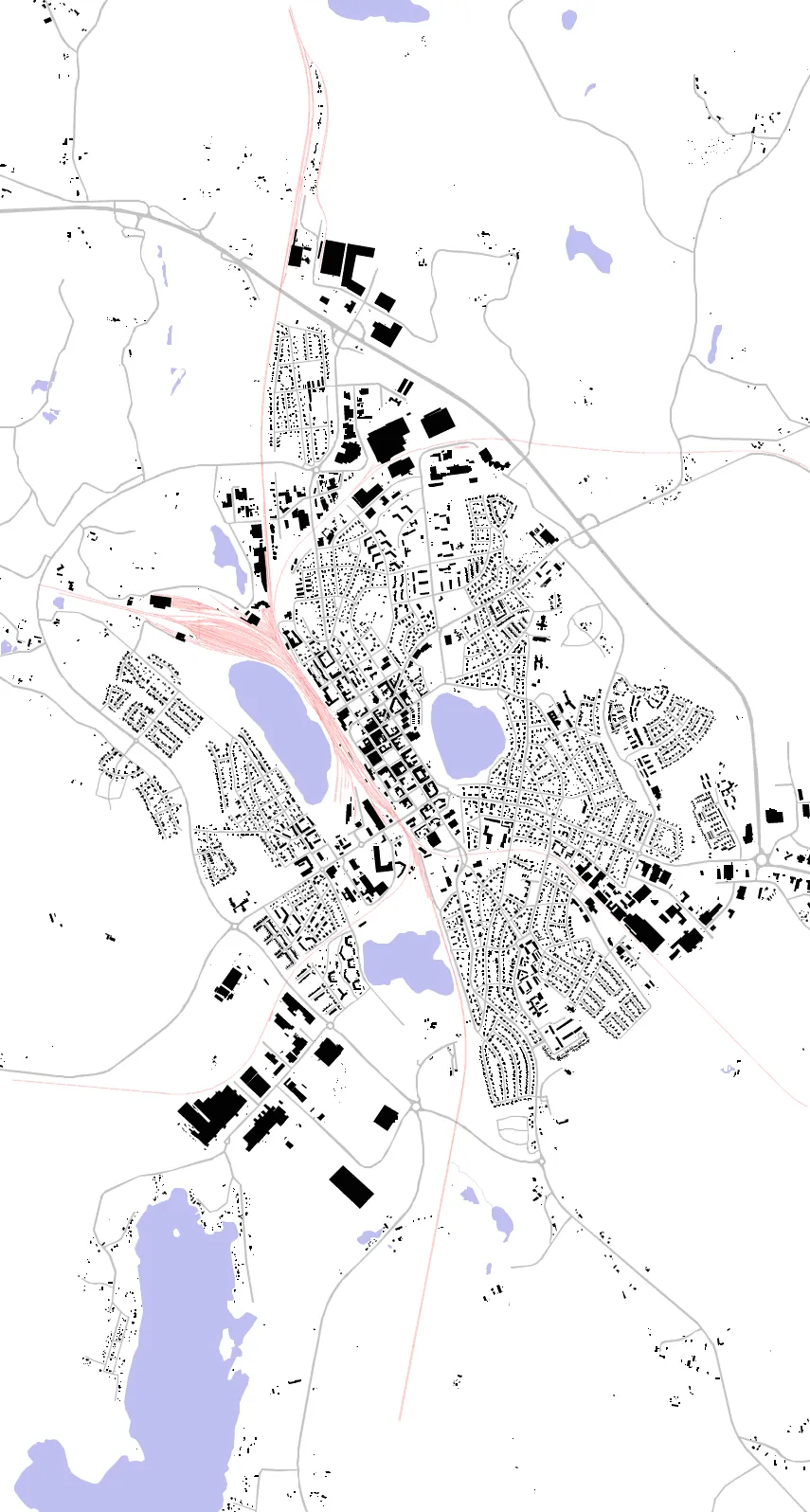 Nässjö Schwarzplan