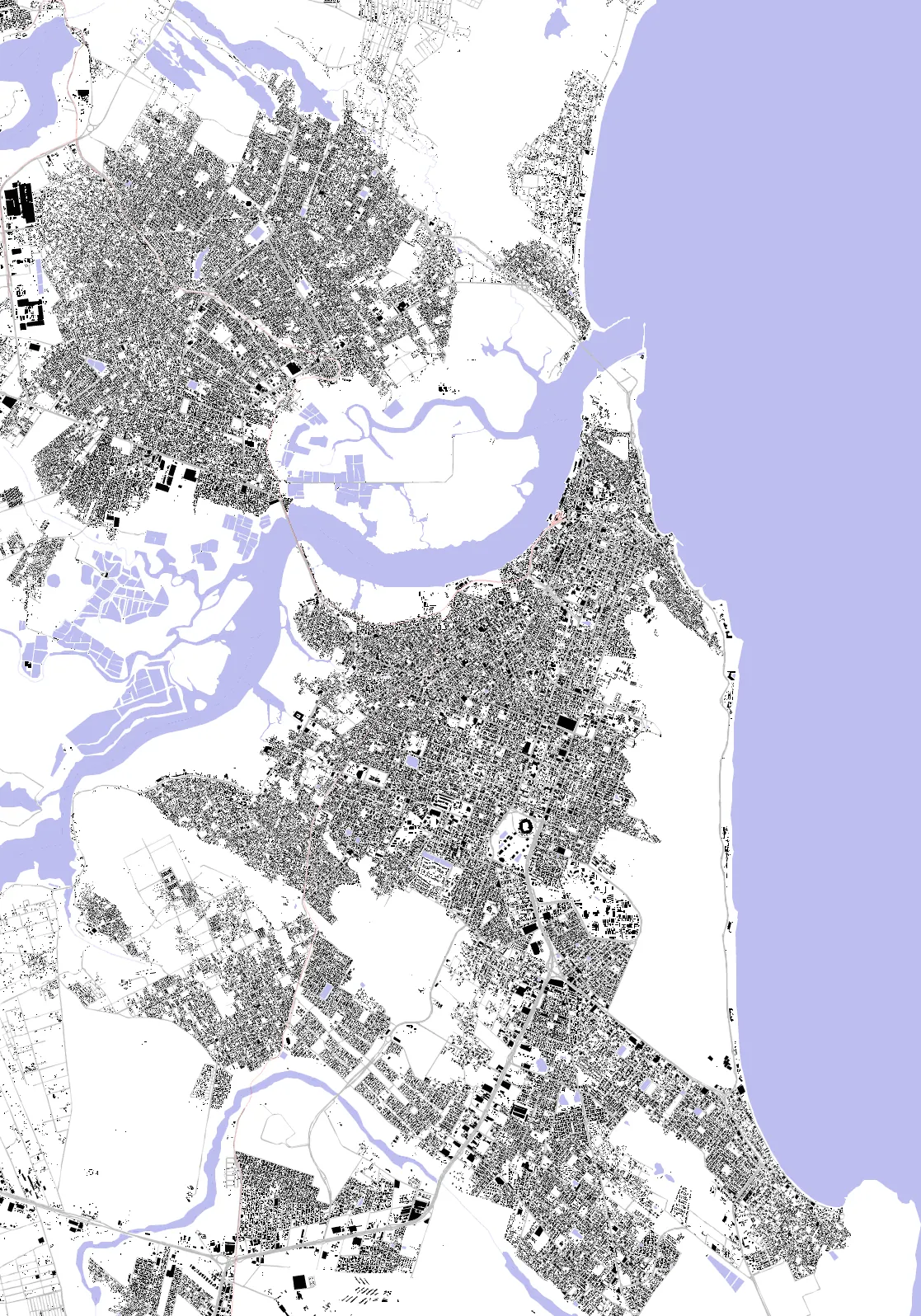 Natal planta de cheios e vazios