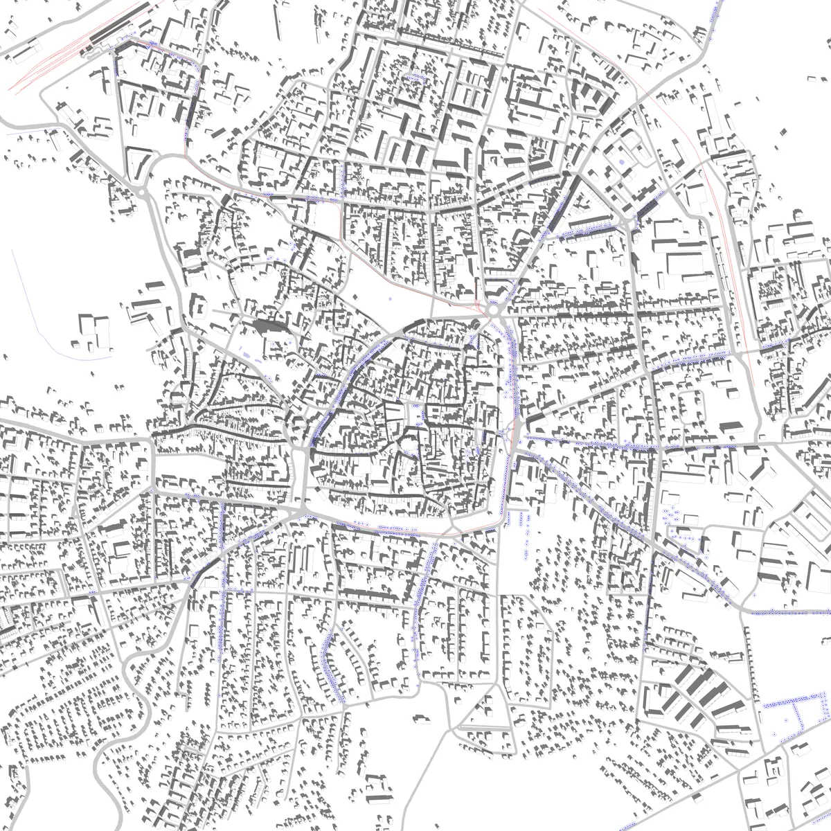 Naumburg Lageplan (2,5 km)