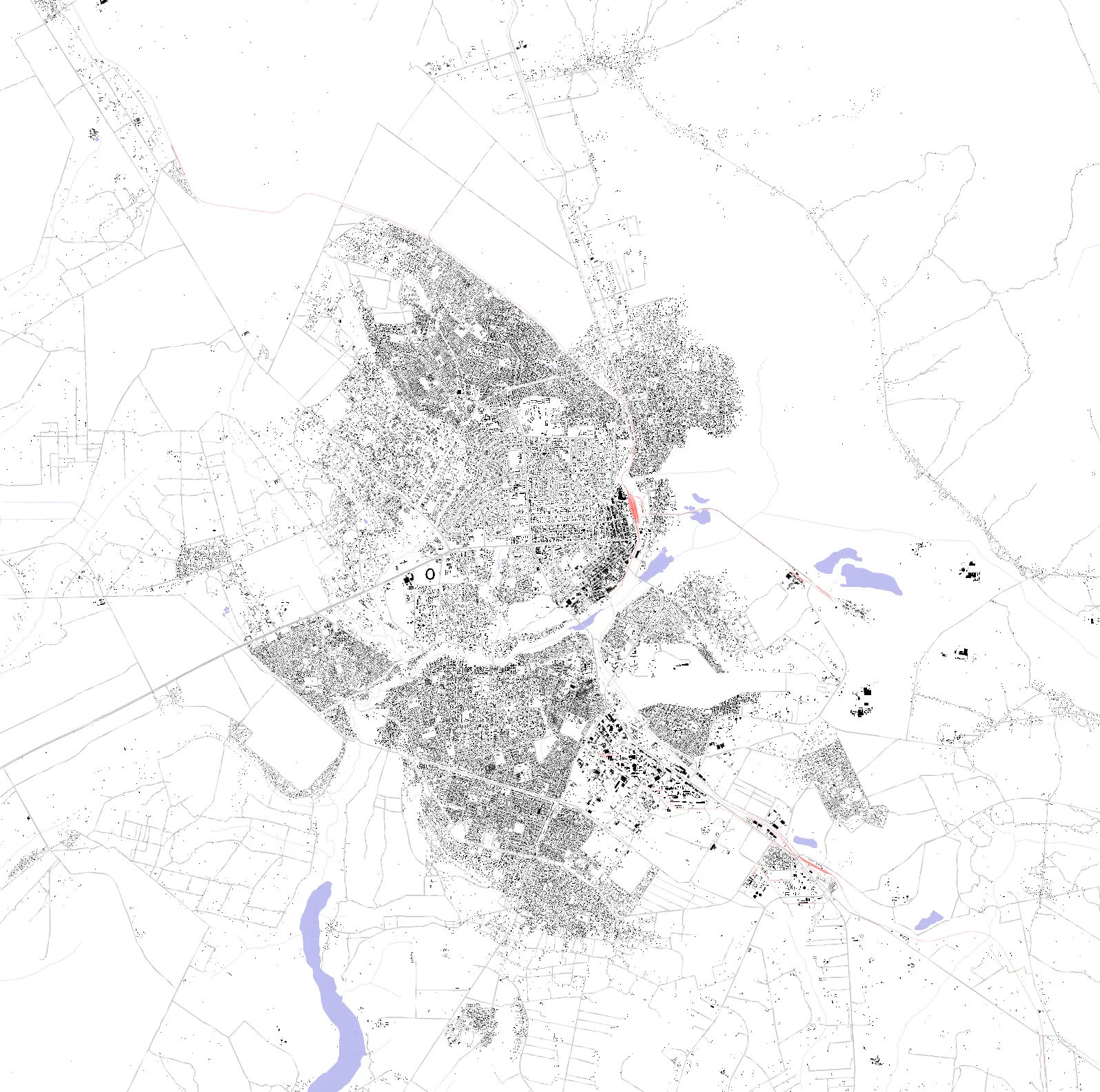 Ndola figure ground plan