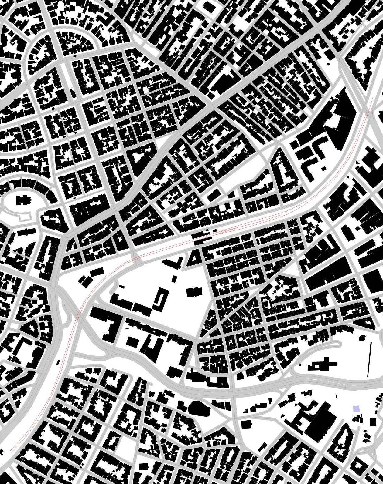 Nea Ionia figure ground plan