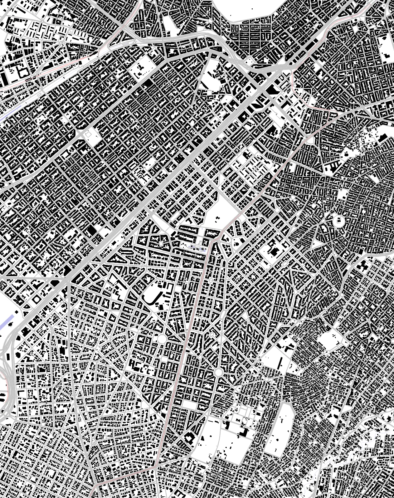 Nea Smyrni figure ground plan