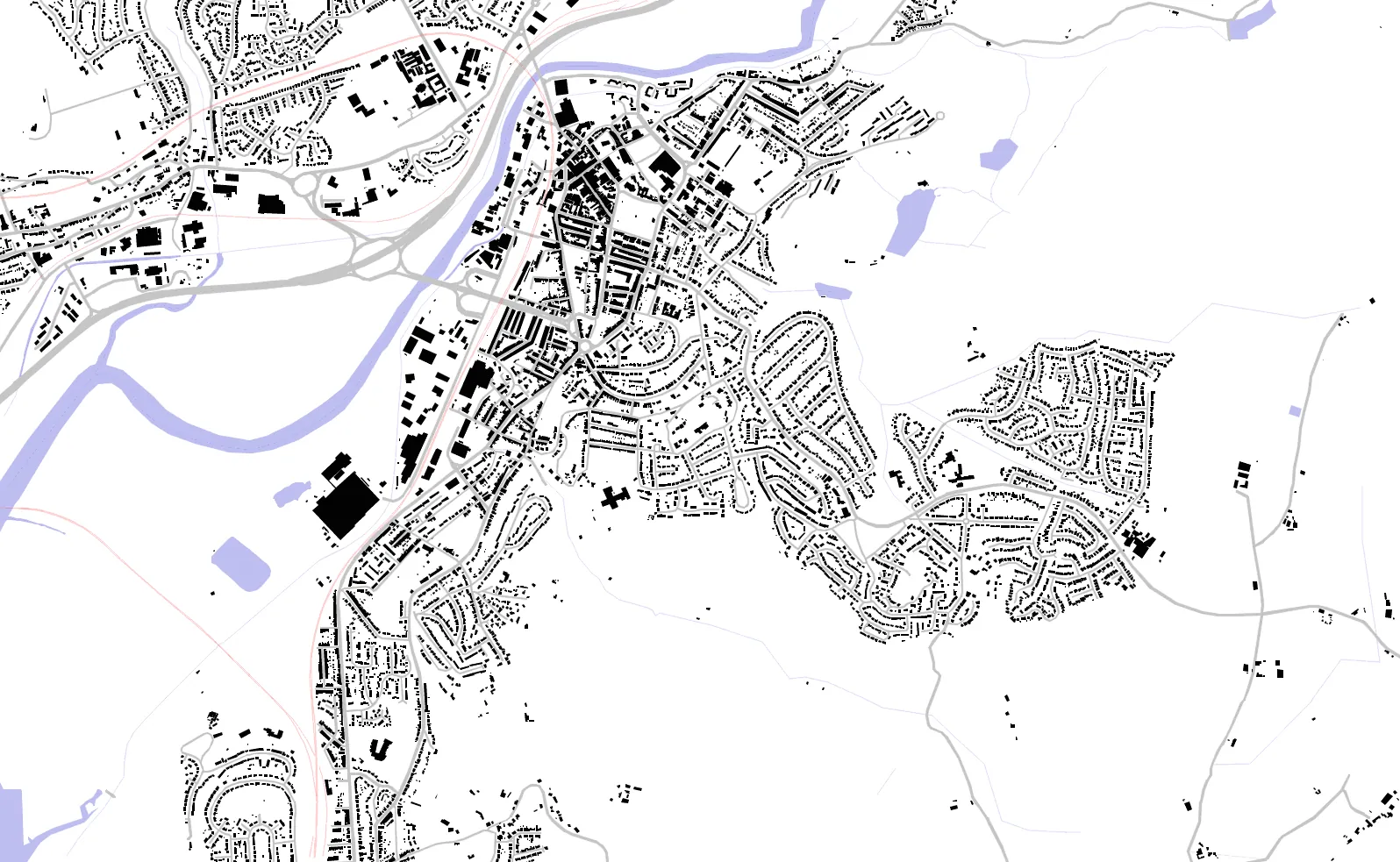 Neath figure ground plan