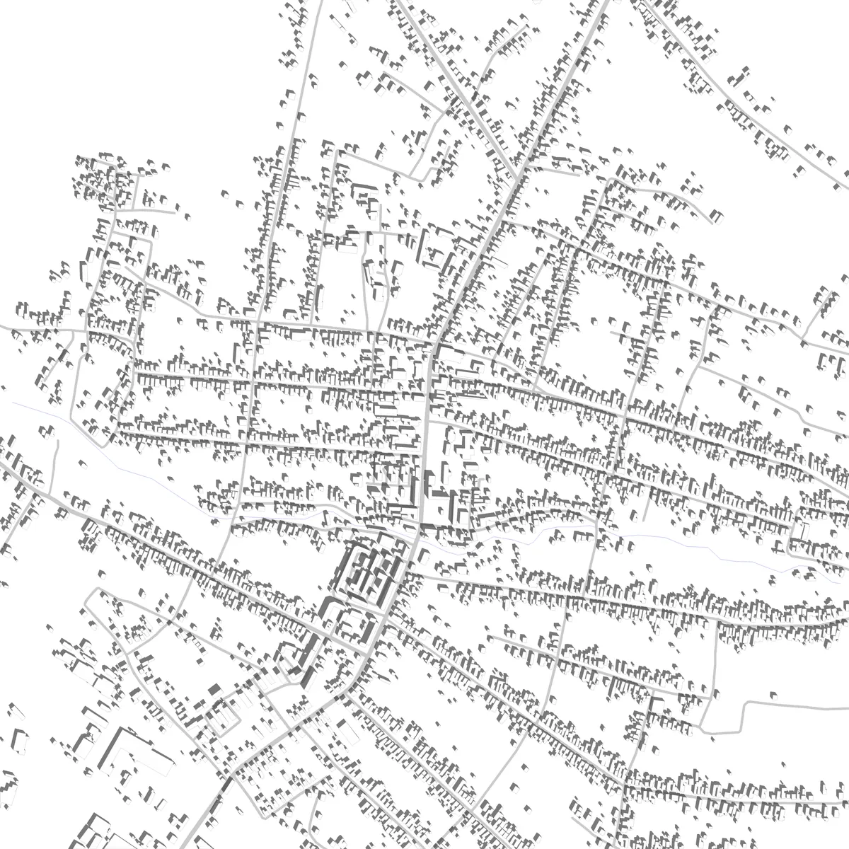 Negrești-Oaș Lageplan (2,5 km)