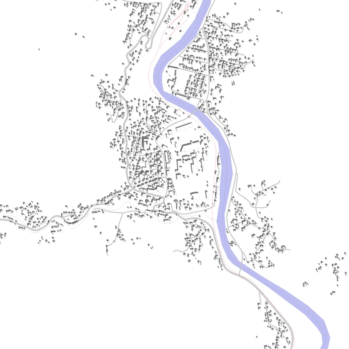 Nehoiu Lageplan (2,5 km)