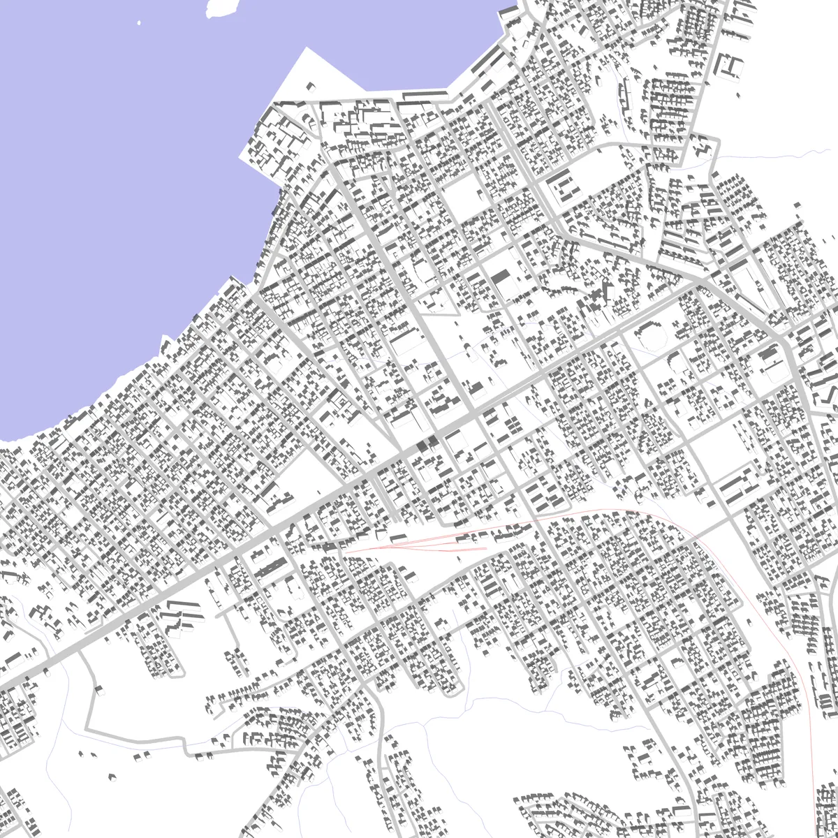 Nemuro Lageplan (2,5 km)