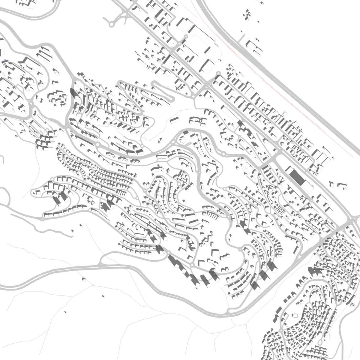 Nesher site plan (2.5 km)