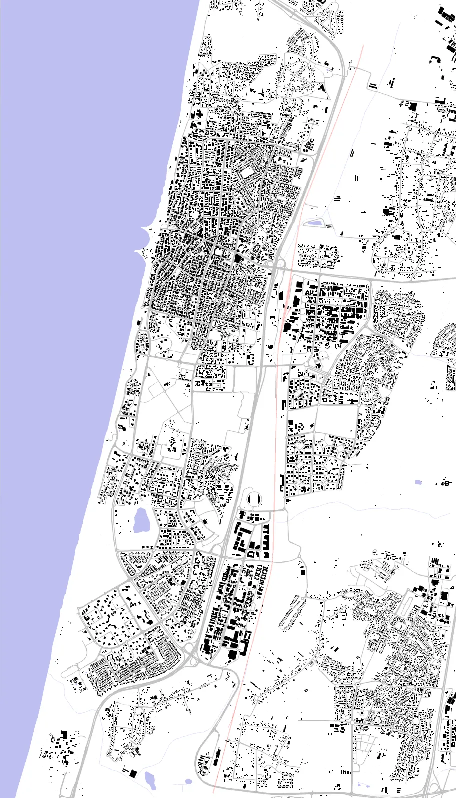 Netanya figure ground plan
