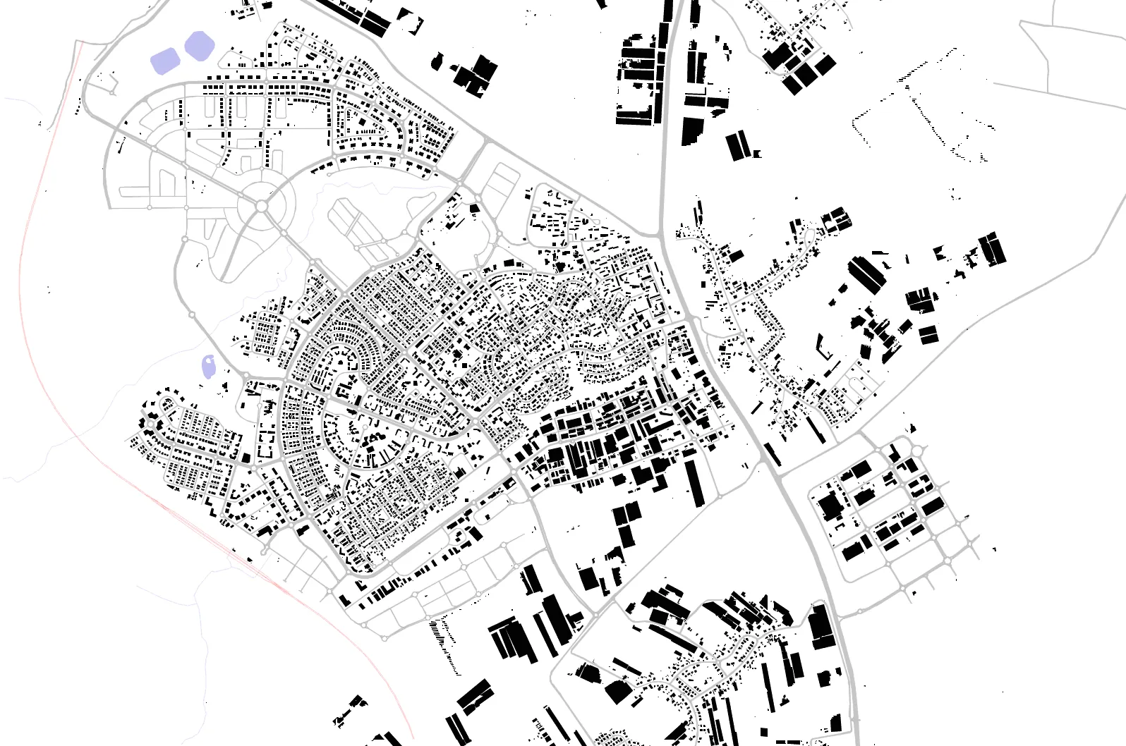 Netivot figure ground plan