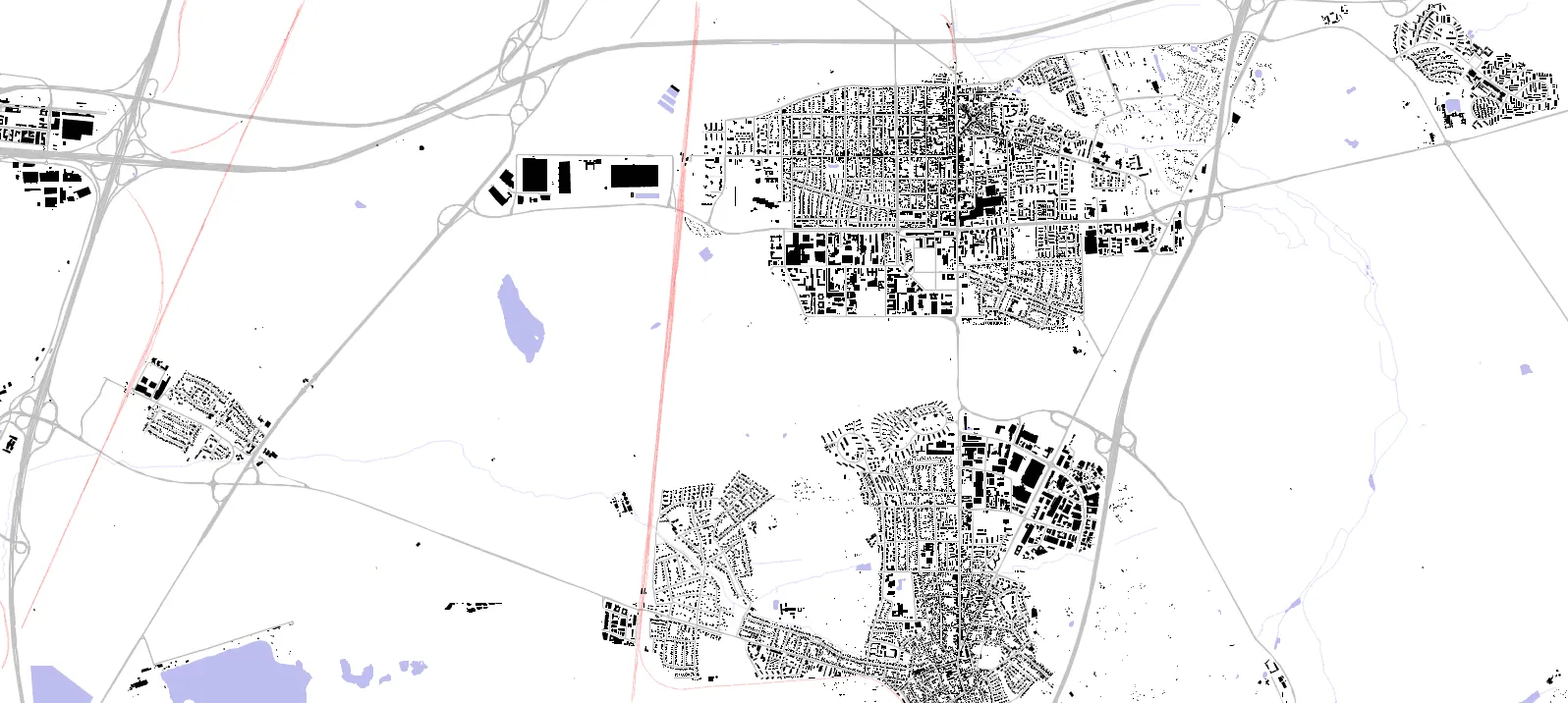 Neu-Isenburg figure ground plan