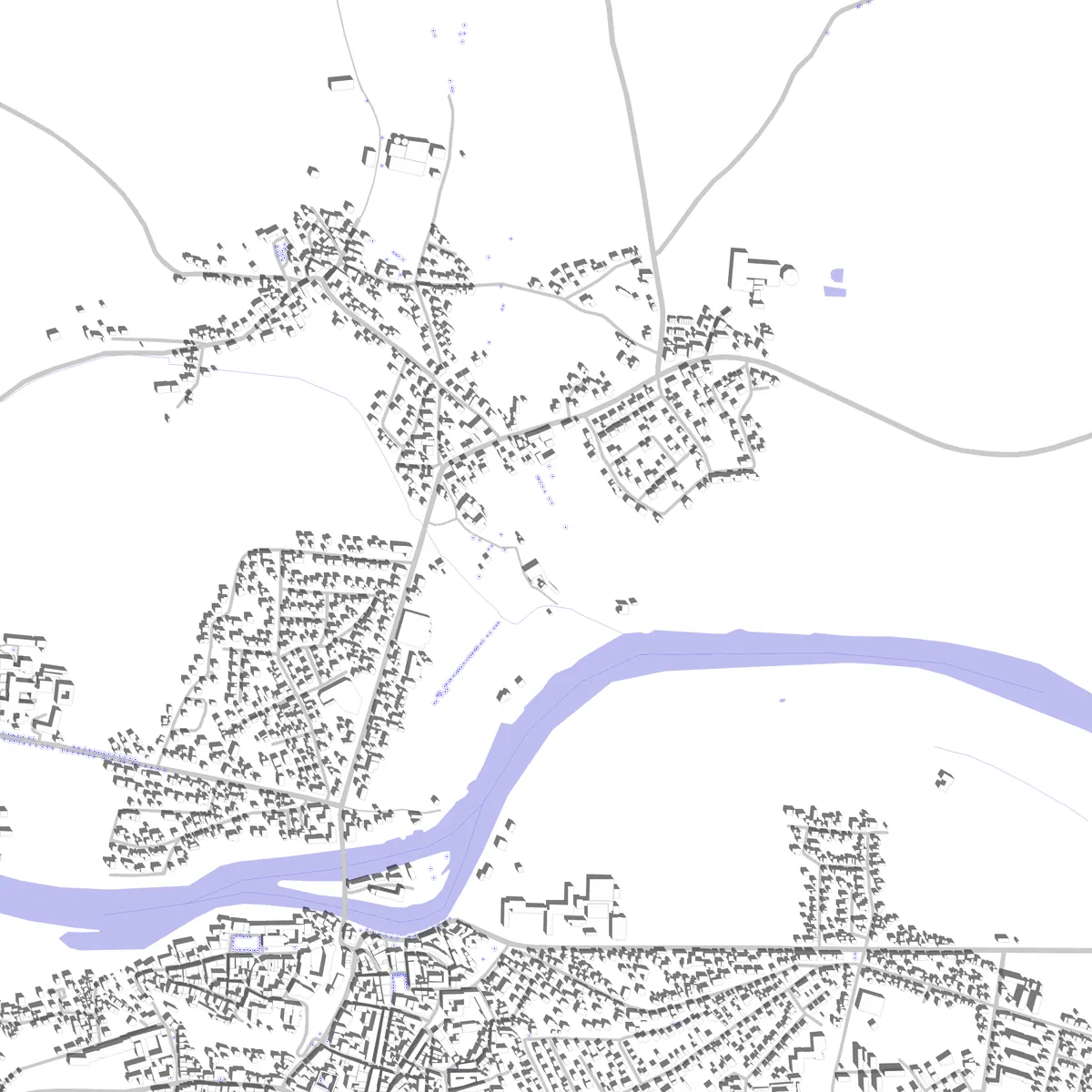 Neuburg an der Donau Lageplan (2,5 km)
