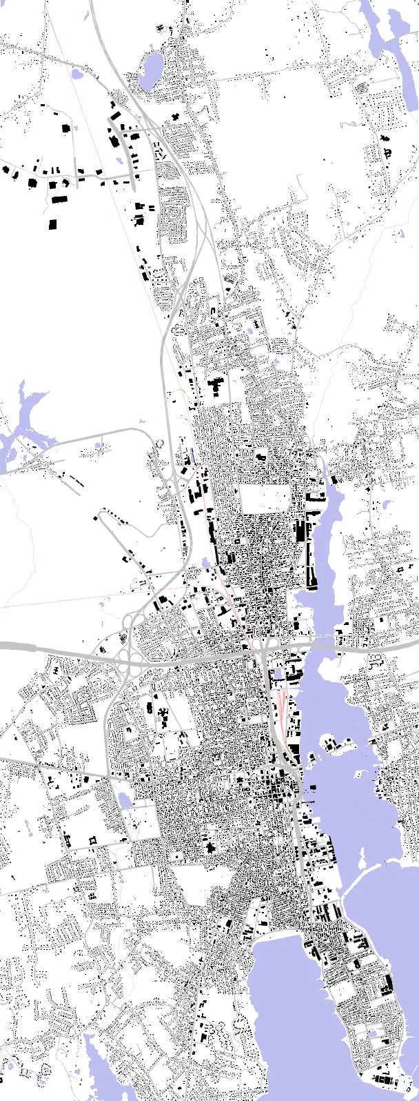 New Bedford figure ground plan