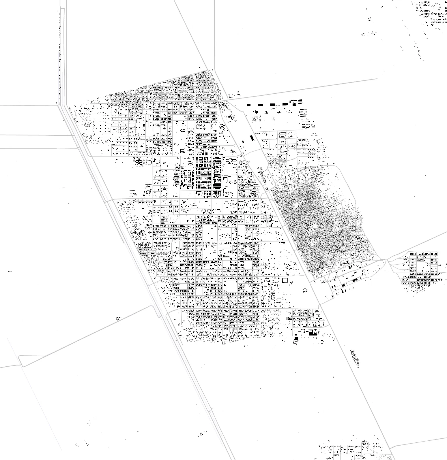 New Halfa figure ground plan