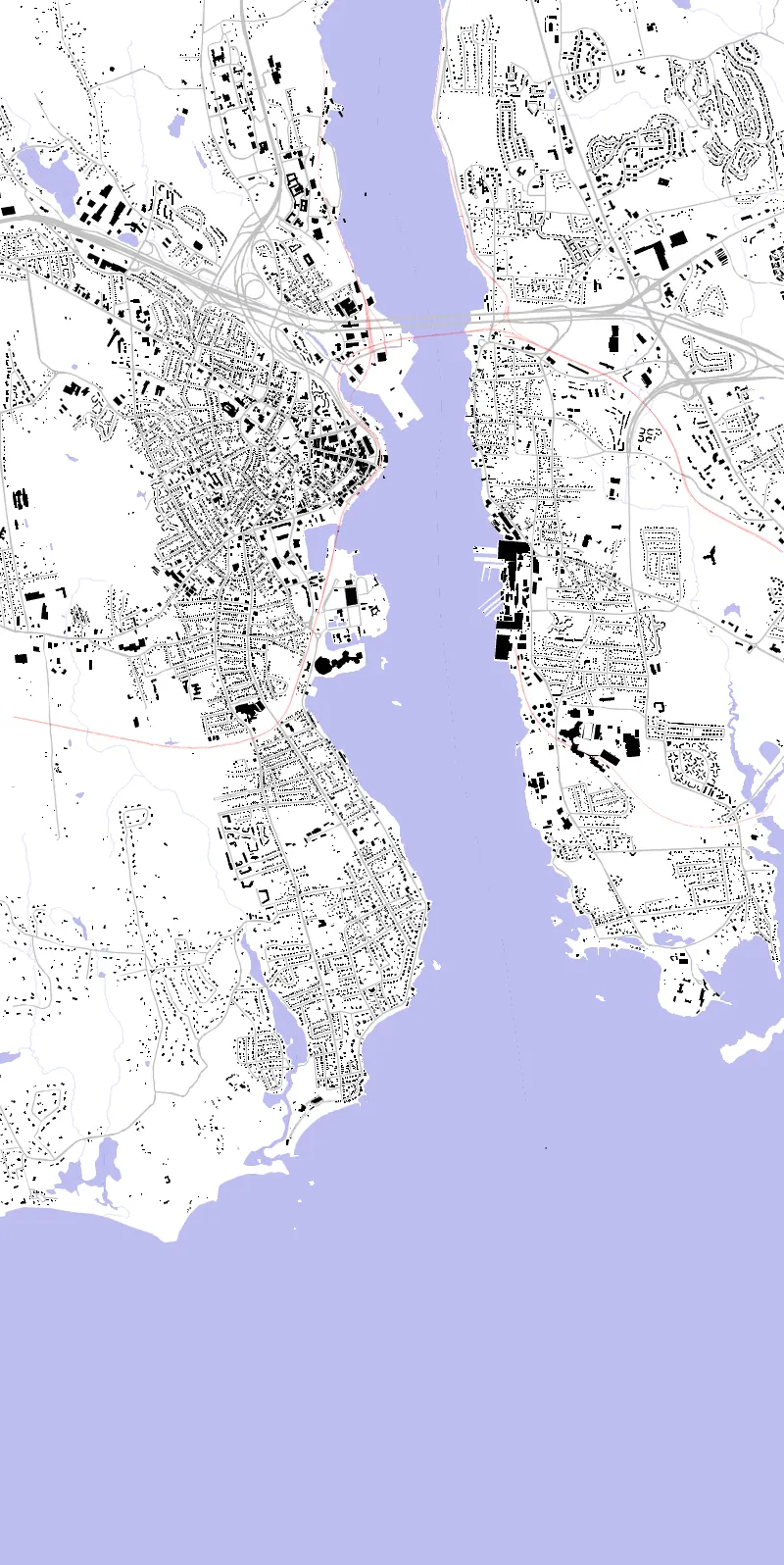 New London figure ground plan