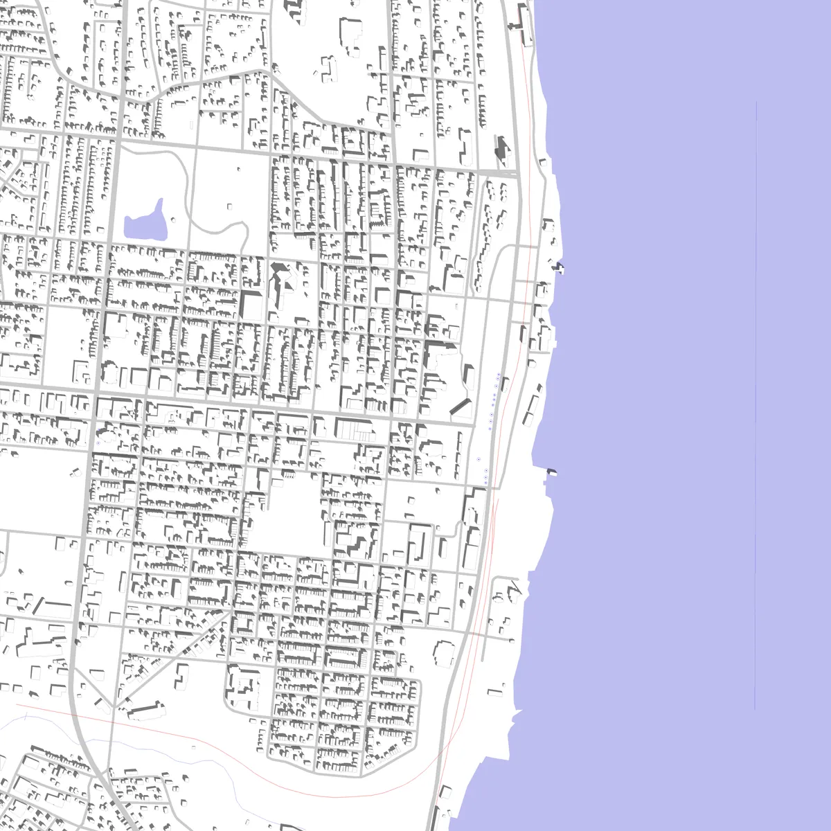 Newburgh Lageplan (2,5 km)