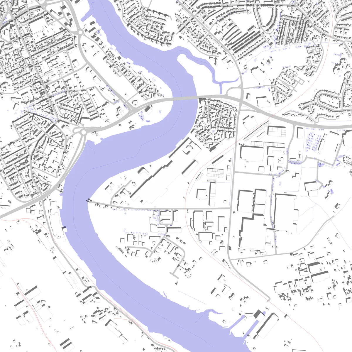 Newport site plan (2.5 km)