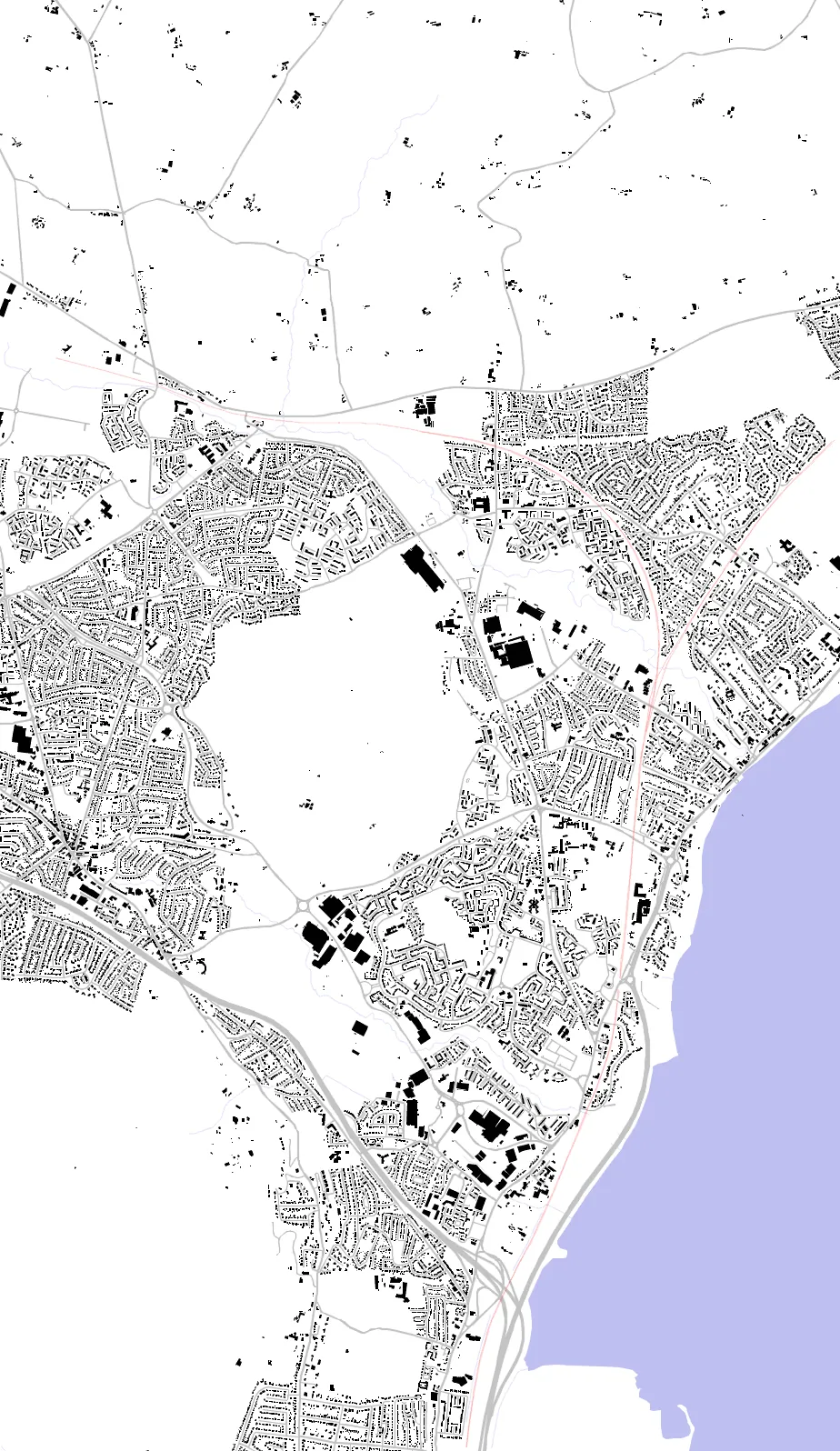 Newtownabbey Schwarzplan