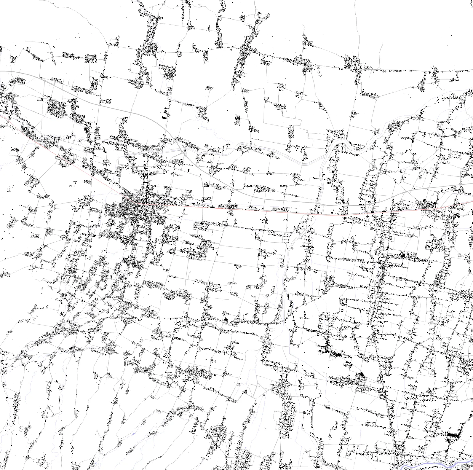 Nganjuk figure ground plan
