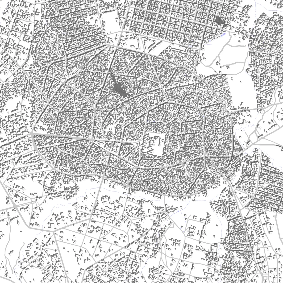 Ngaoundéré site plan (2.5 km)
