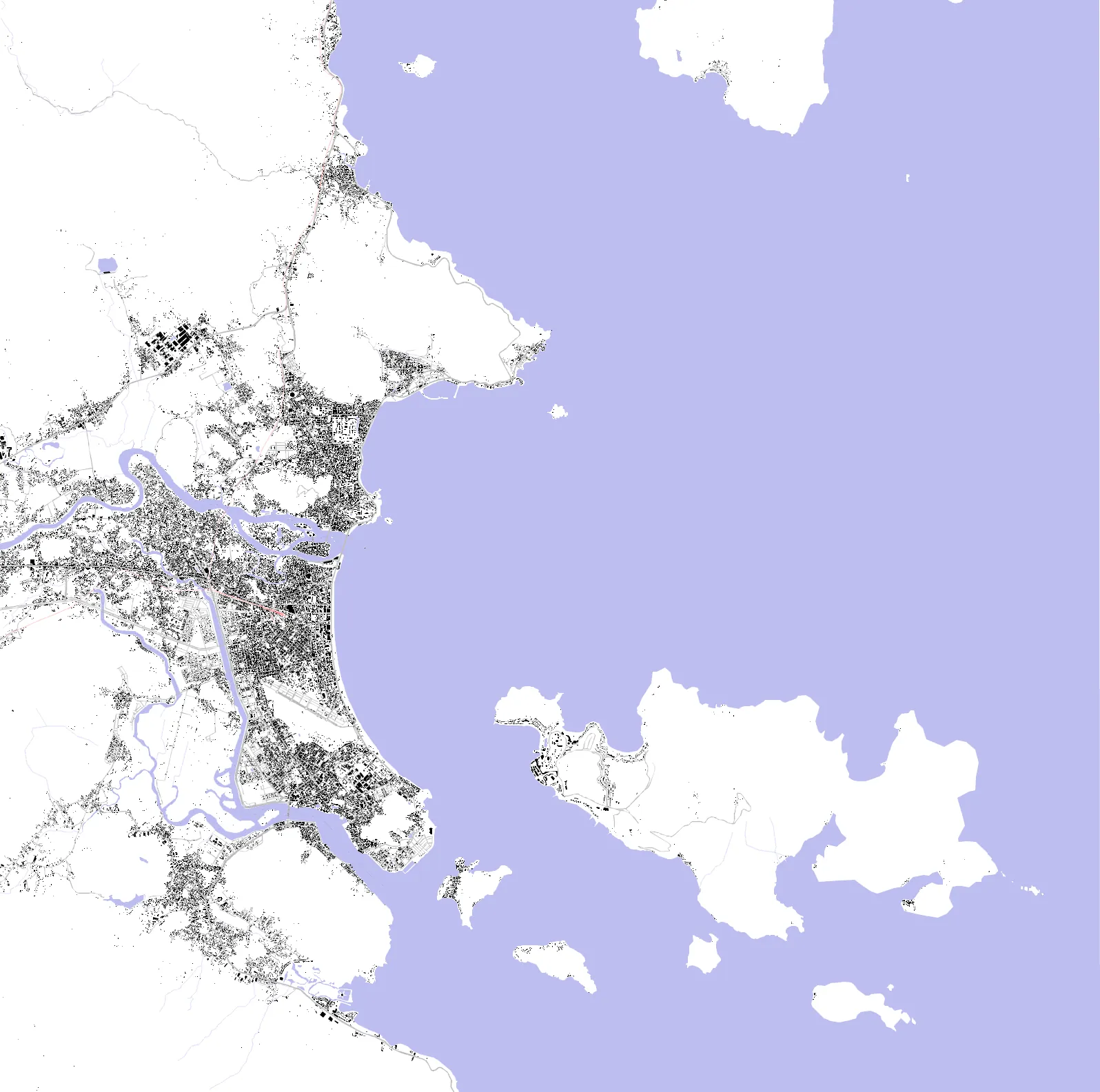 Nha Trang figure ground plan