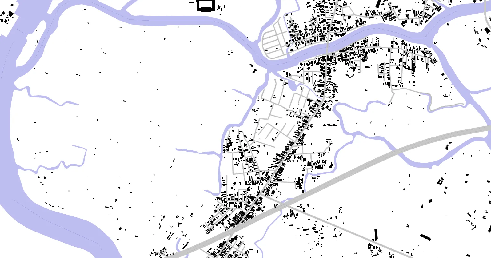 Nhơn Đức figure ground plan