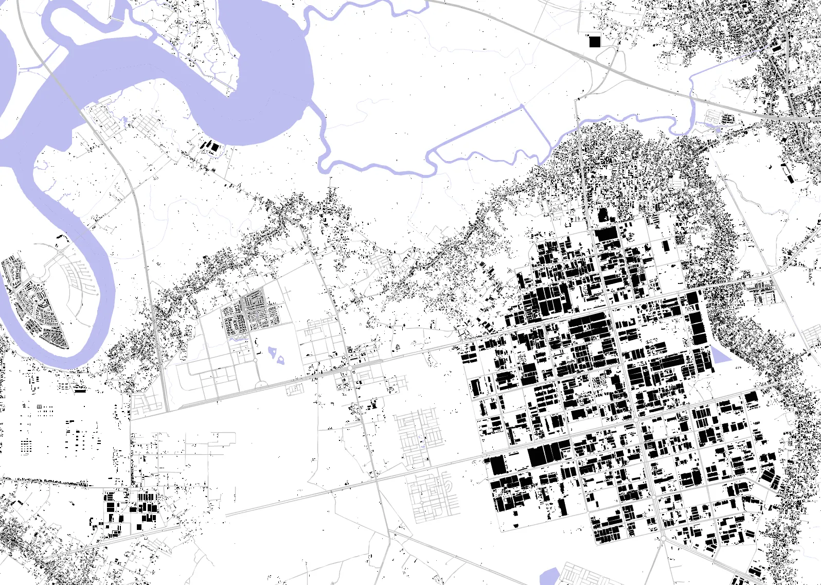 Nhơn Trạch figure ground plan