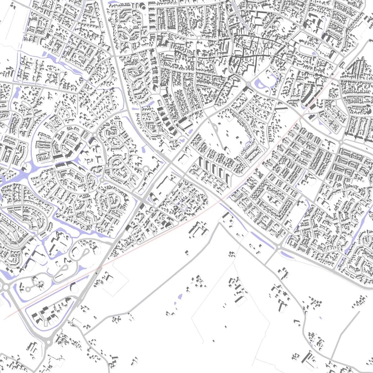 Nijkerk situatieplan (2,5 km)