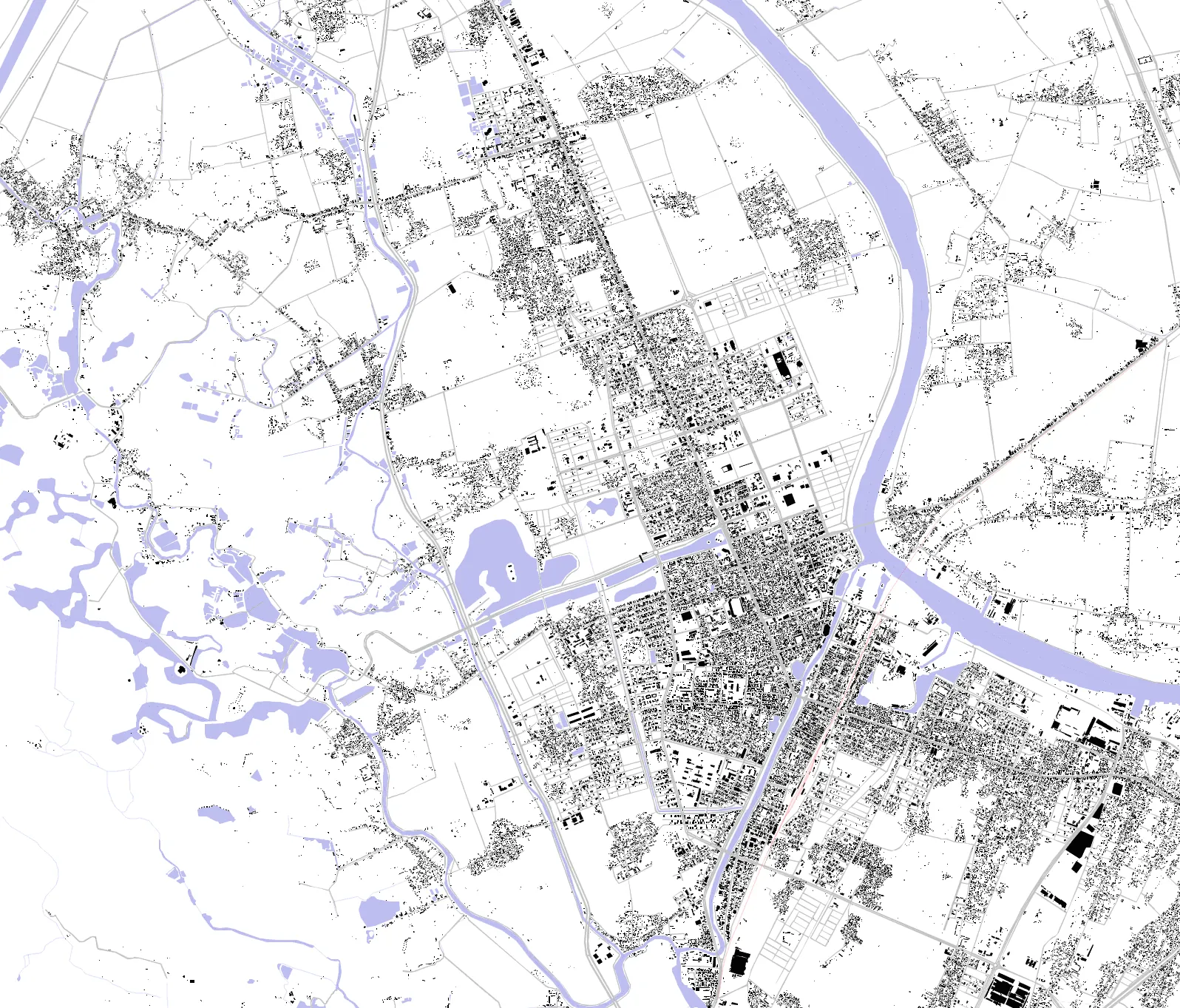 Ninh Bình figure ground plan