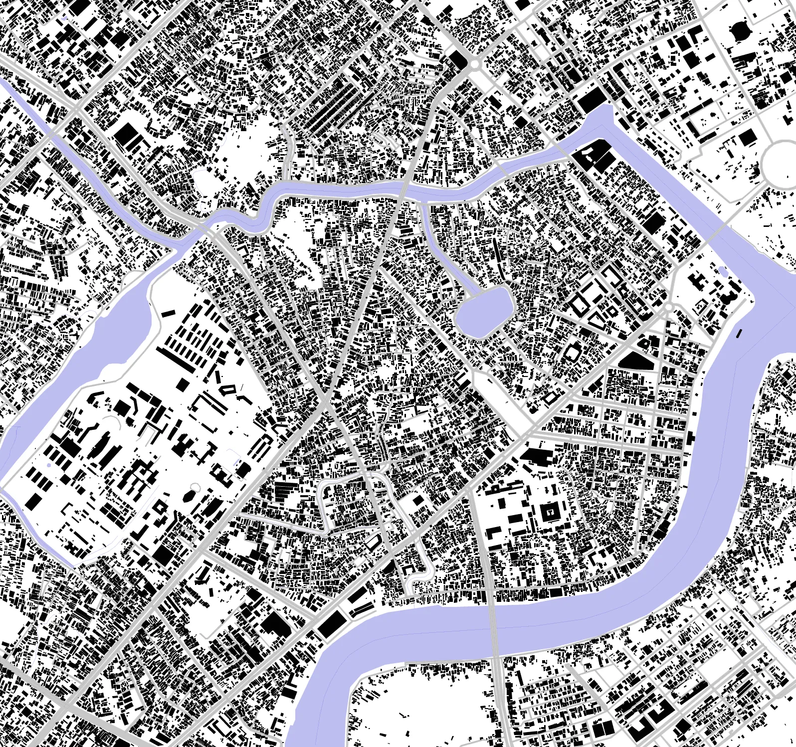 Ninh Kiều Schwarzplan