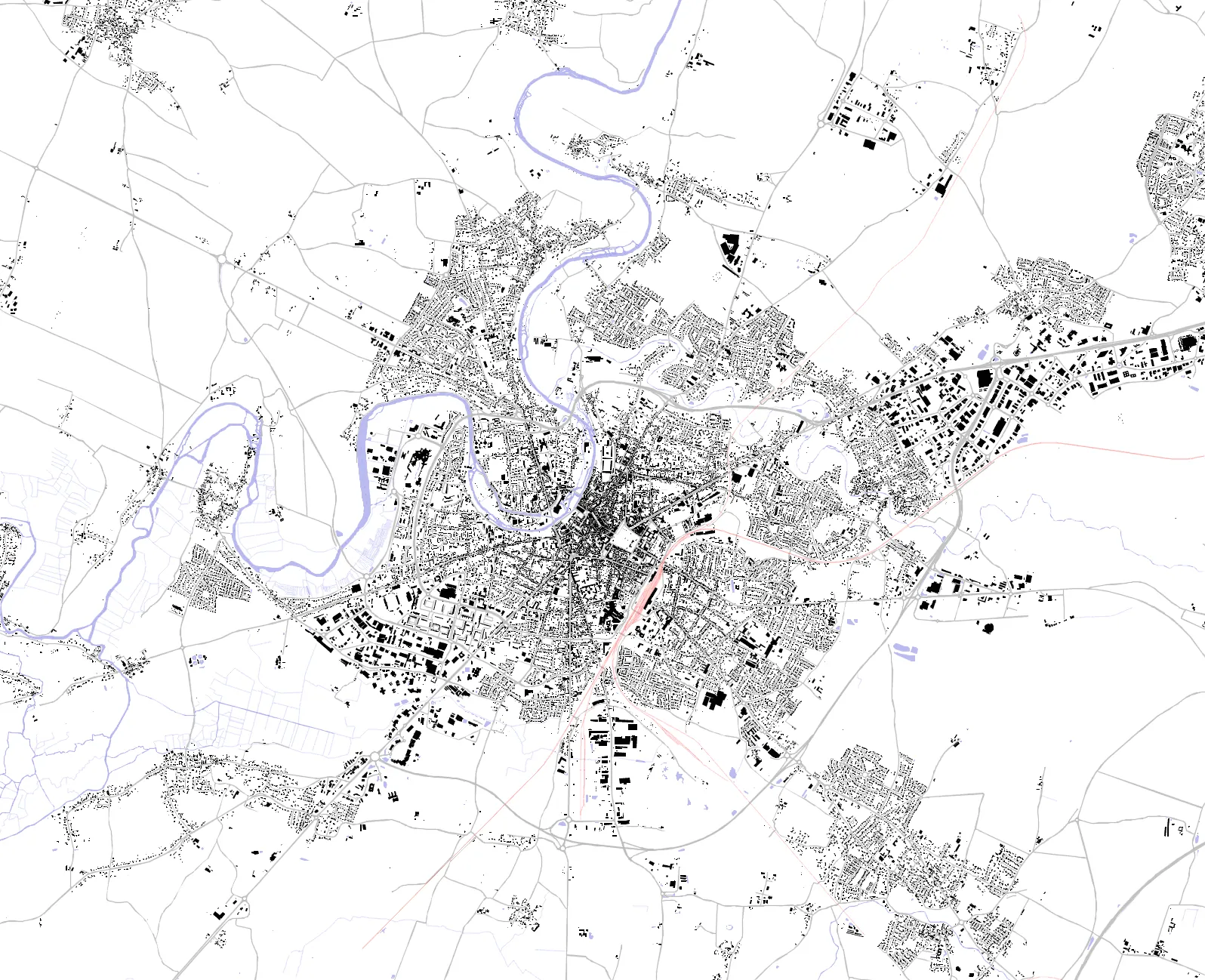 Niort figure ground plan