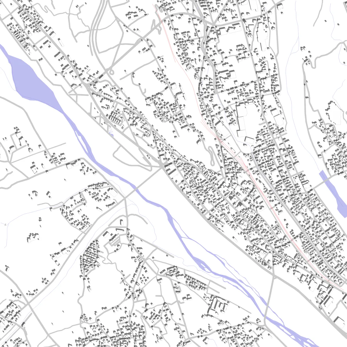 韮崎 敷地図 (2.5 km)