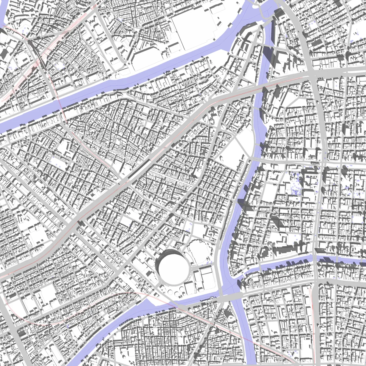 Nishi-ku site plan (2.5 km)