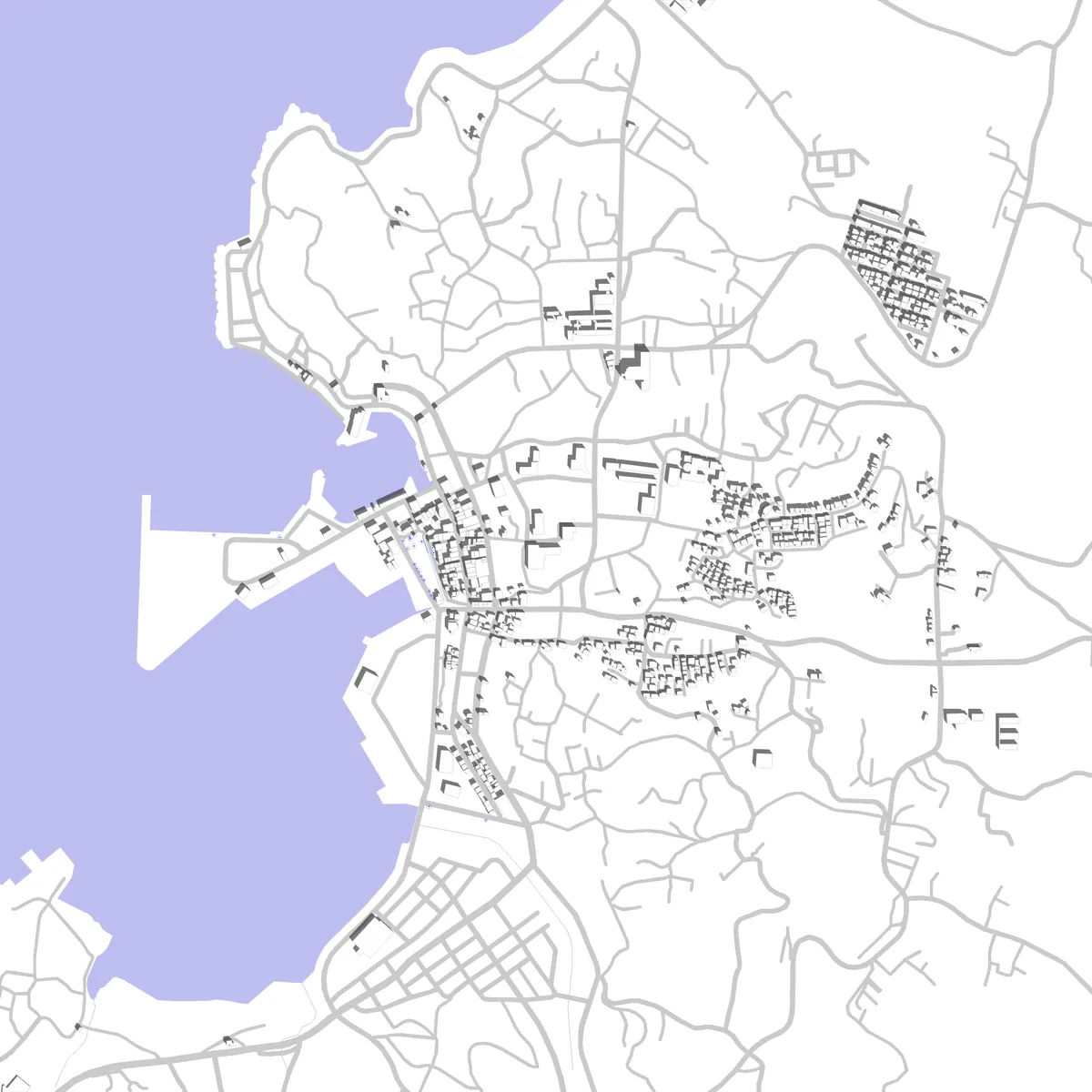 Nishinoomote site plan (2.5 km)