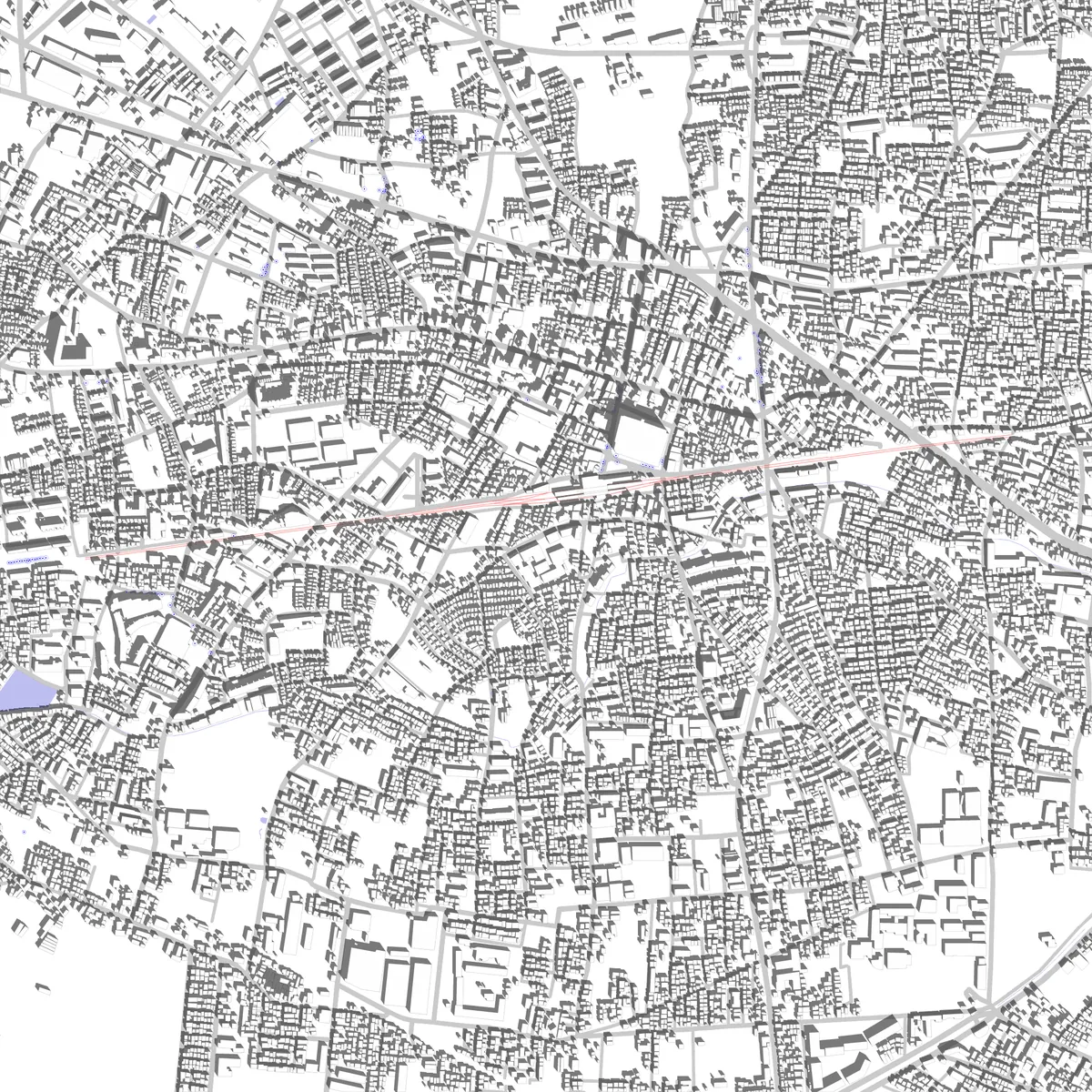 Nishitokyo Lageplan (2,5 km)