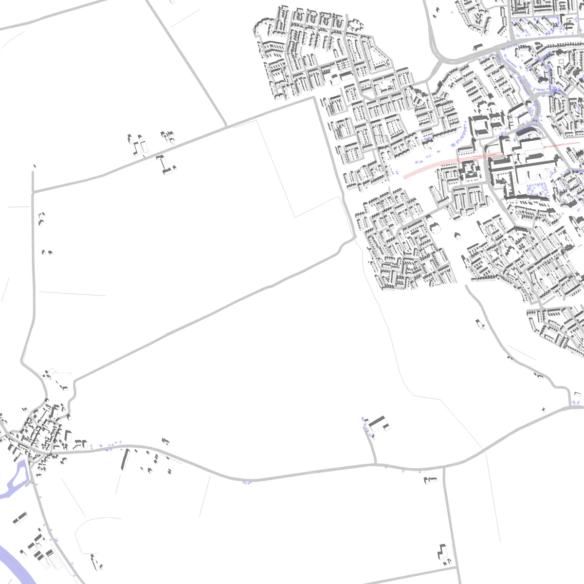 Nissewaard situatieplan (2,5 km)