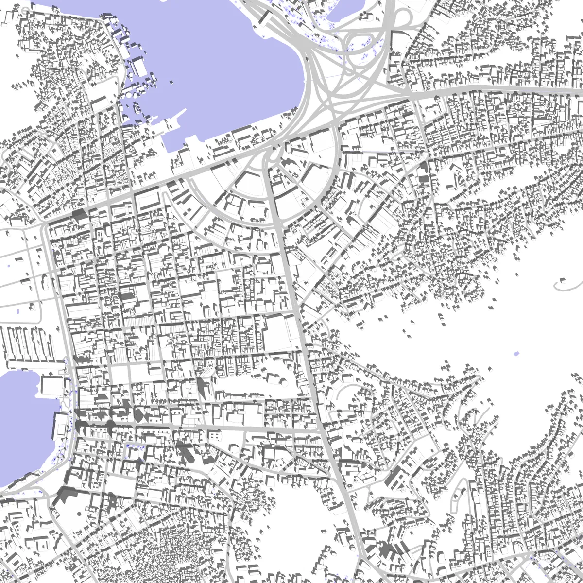 Niterói Lageplan (2,5 km)