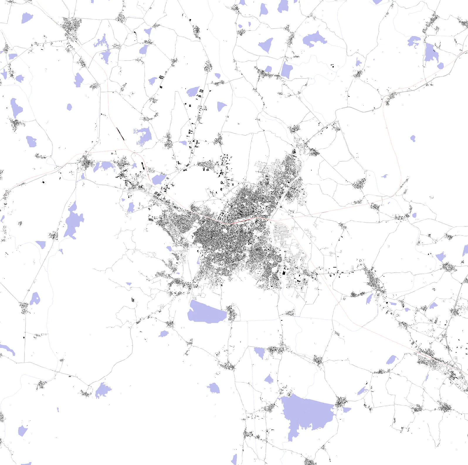 Nizamabad Schwarzplan