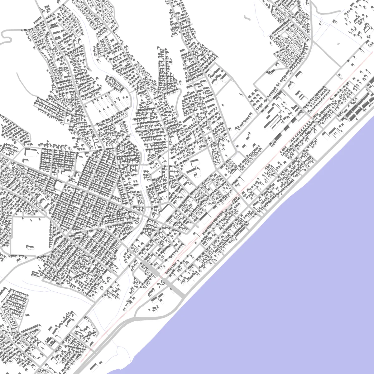 Noboribetsu Lageplan (2,5 km)