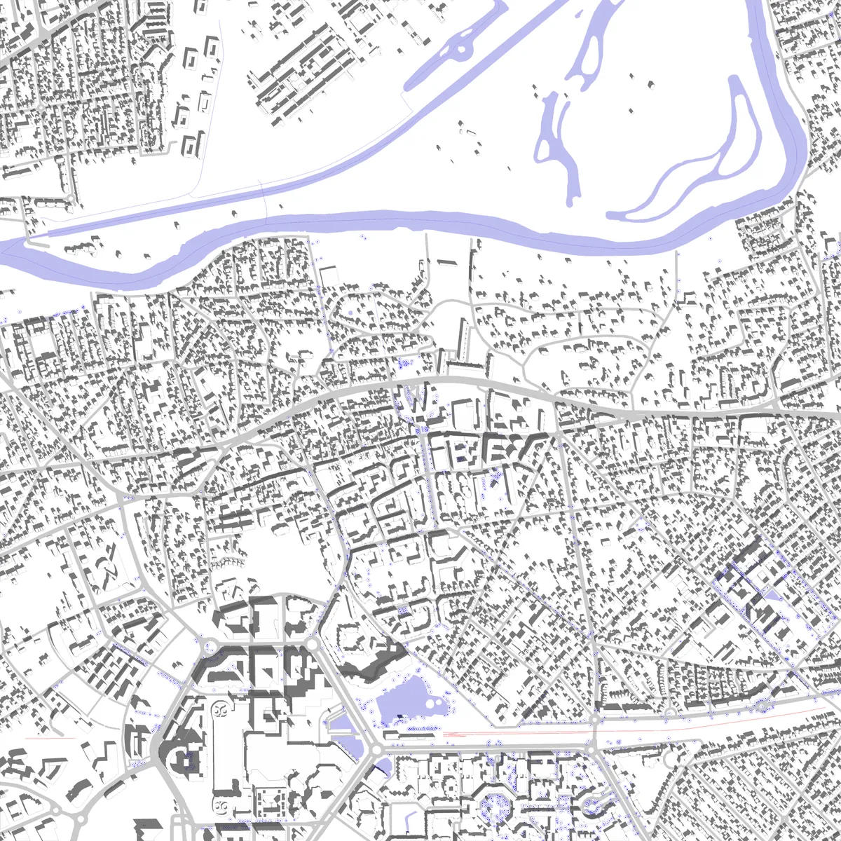 Noisy-le-Grand plan de situation (2,5 km)