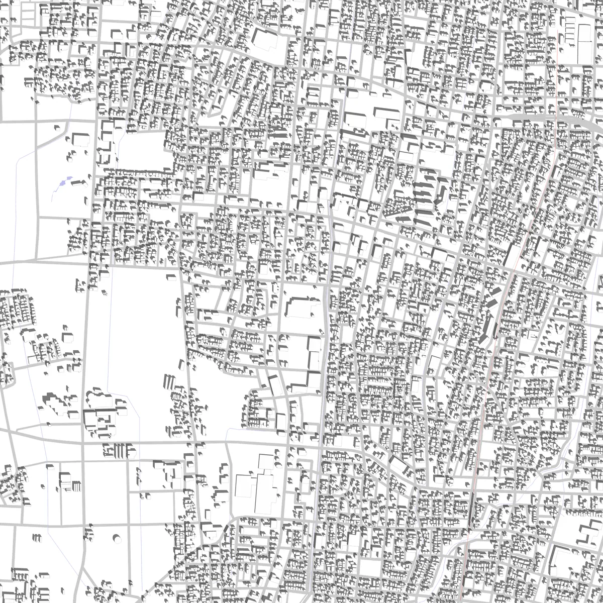 野々市 敷地図 (2.5 km)
