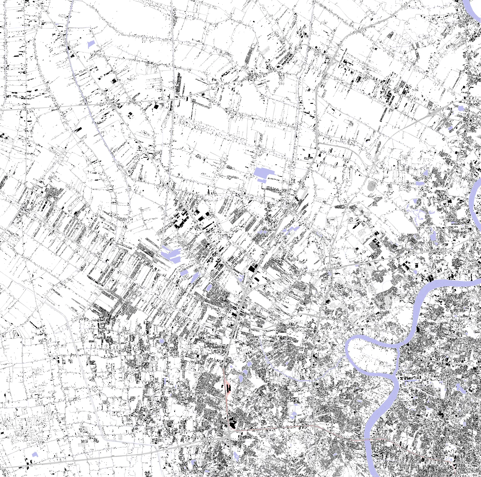 Nonthaburi figure ground plan