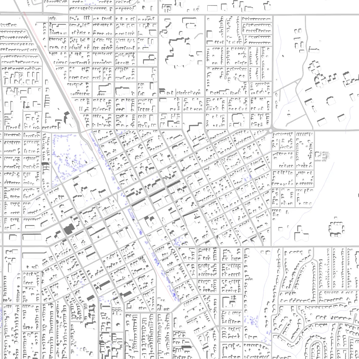 Norman site plan (2.5 km)