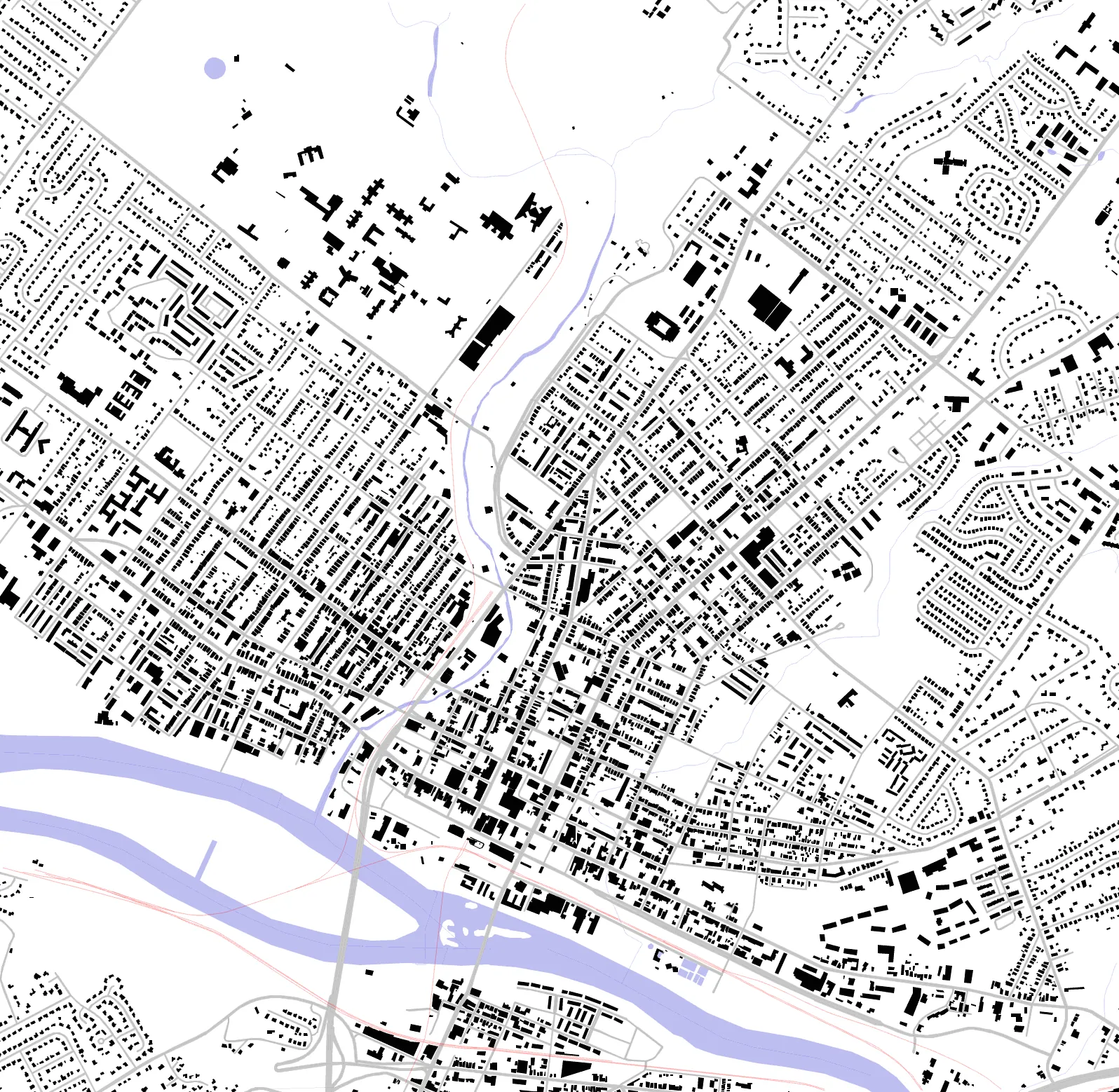 Norristown figure ground plan