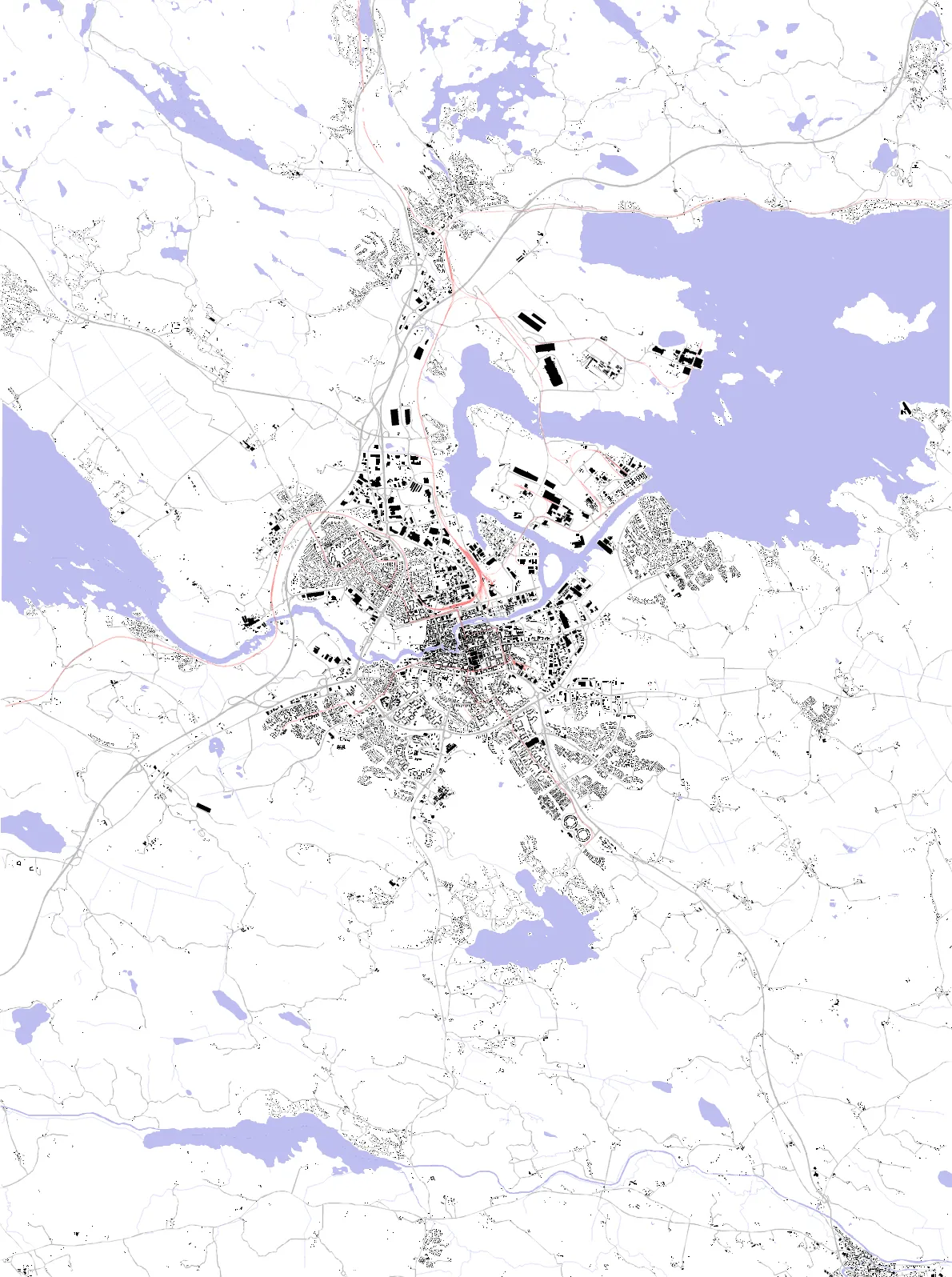 Norrköping figur-grund-plan
