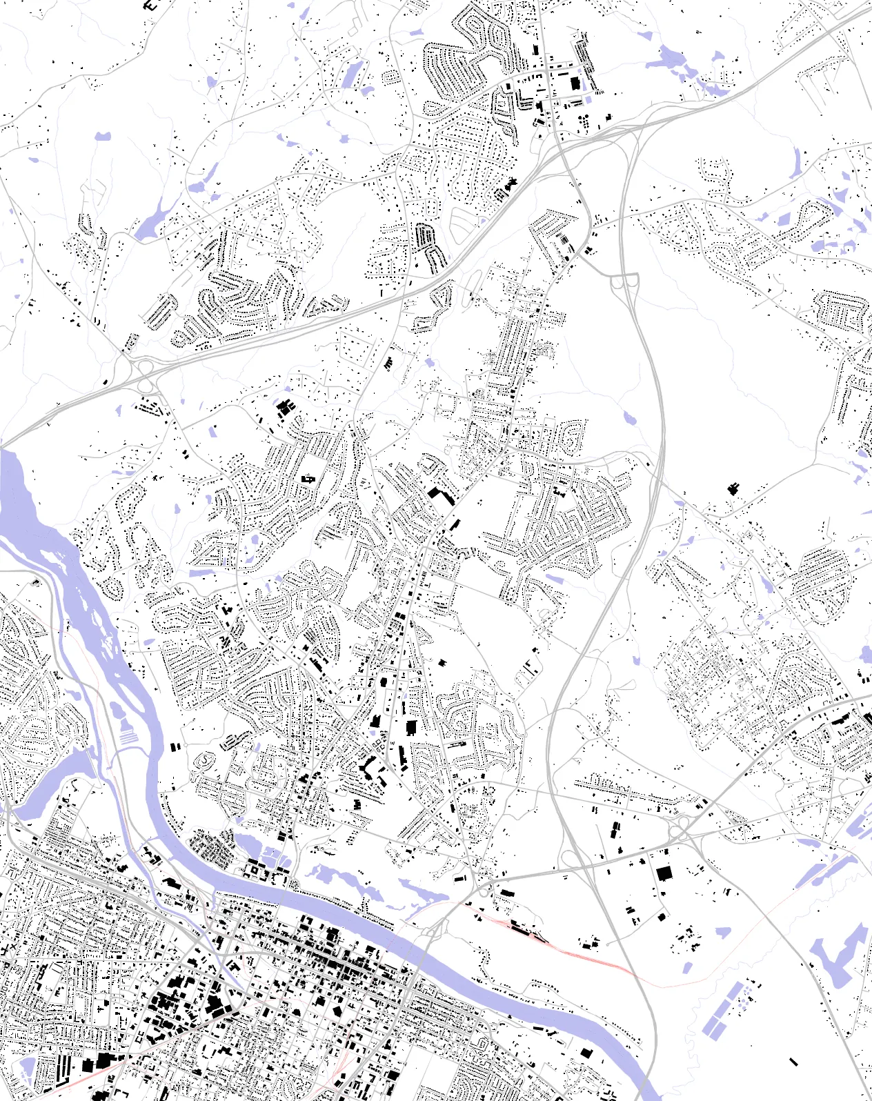 North Augusta Schwarzplan