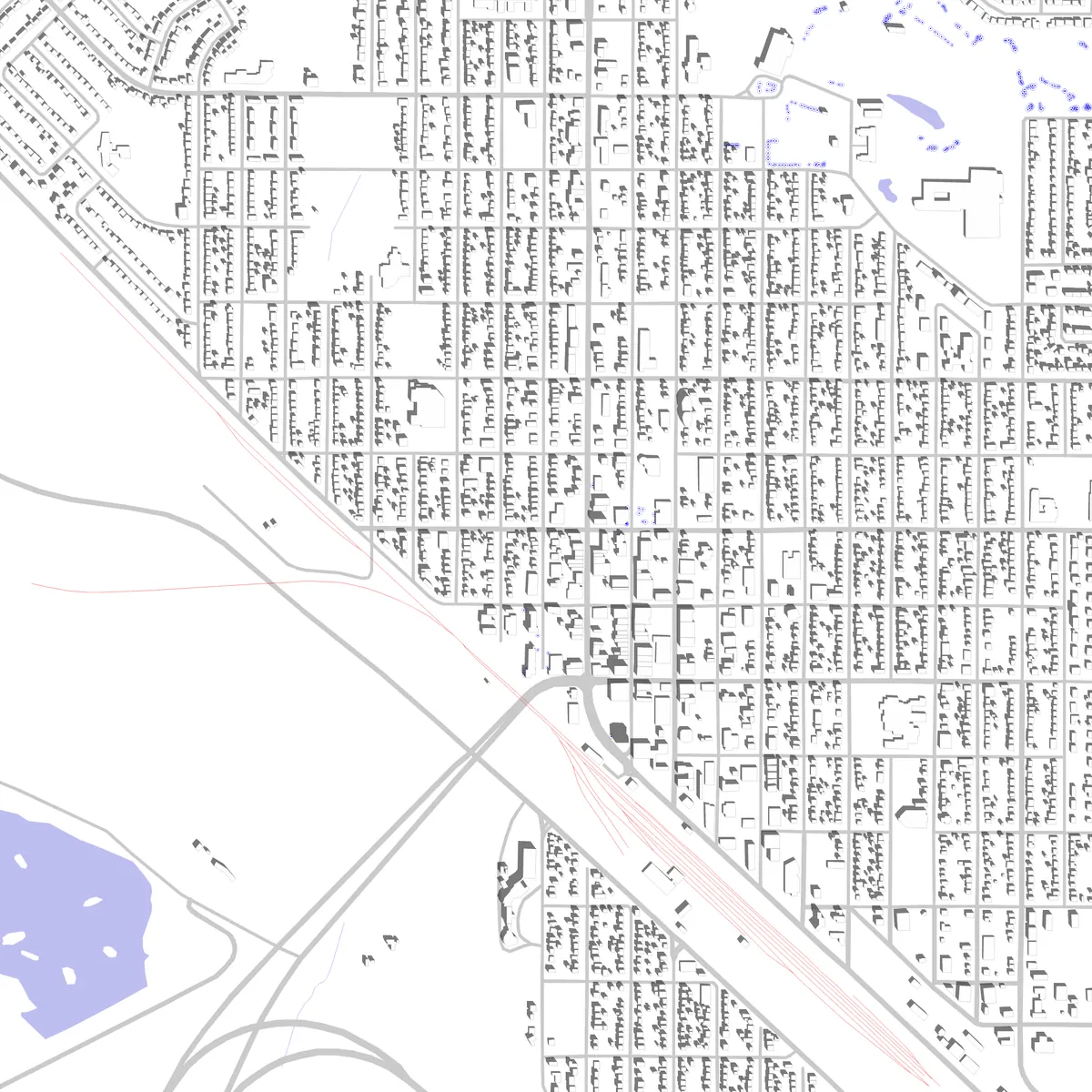 North Battleford site plan (2.5 km)