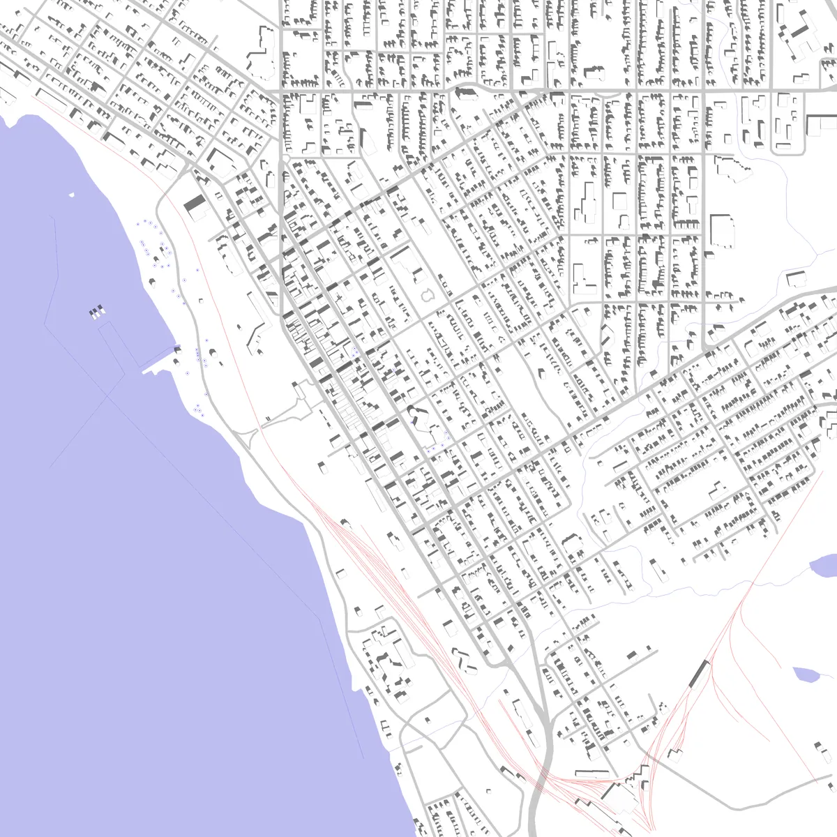 North Bay Lageplan (2,5 km)