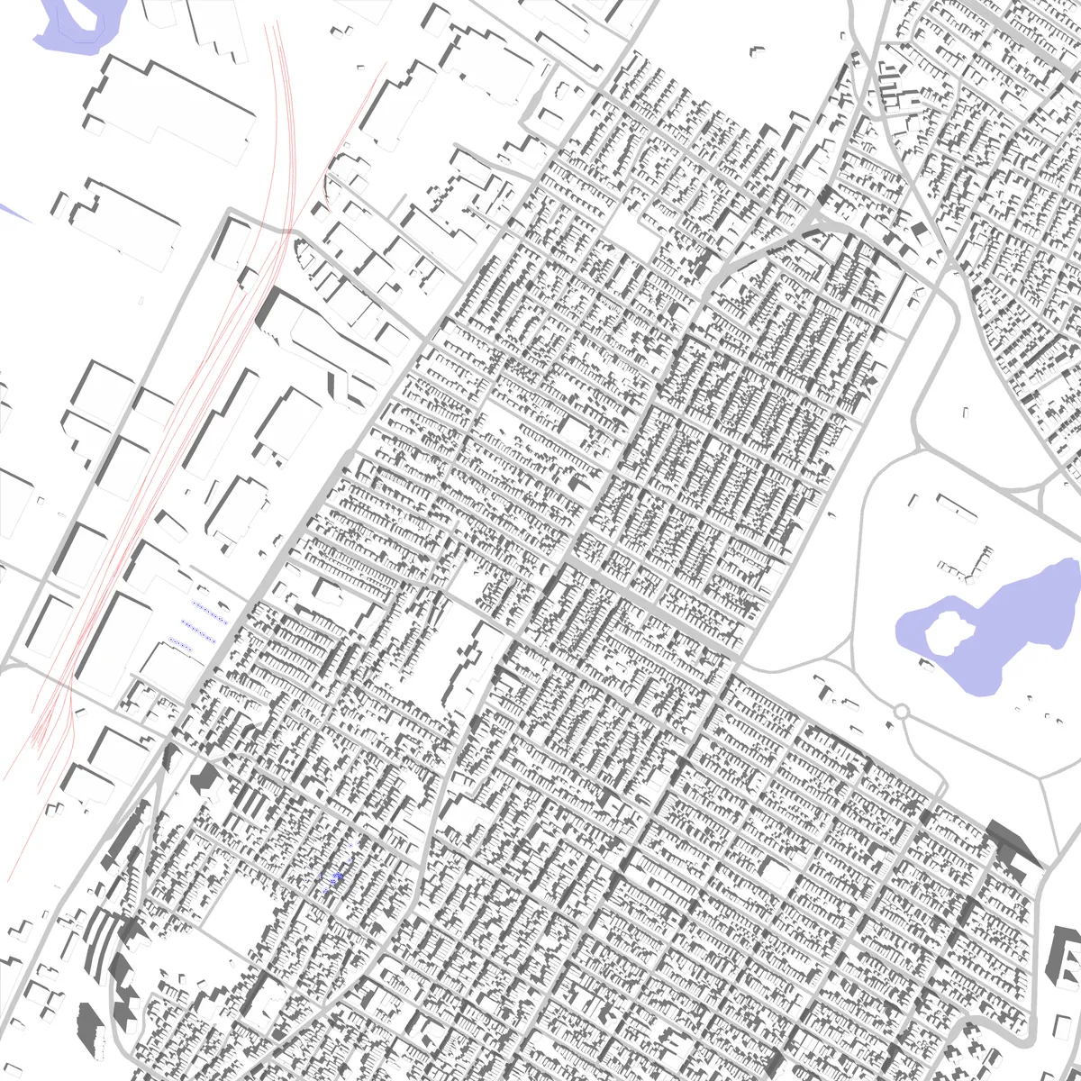 North Bergen Lageplan (2,5 km)